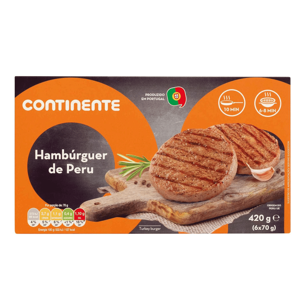 Hambúrguer de Peru - CONTINENTE