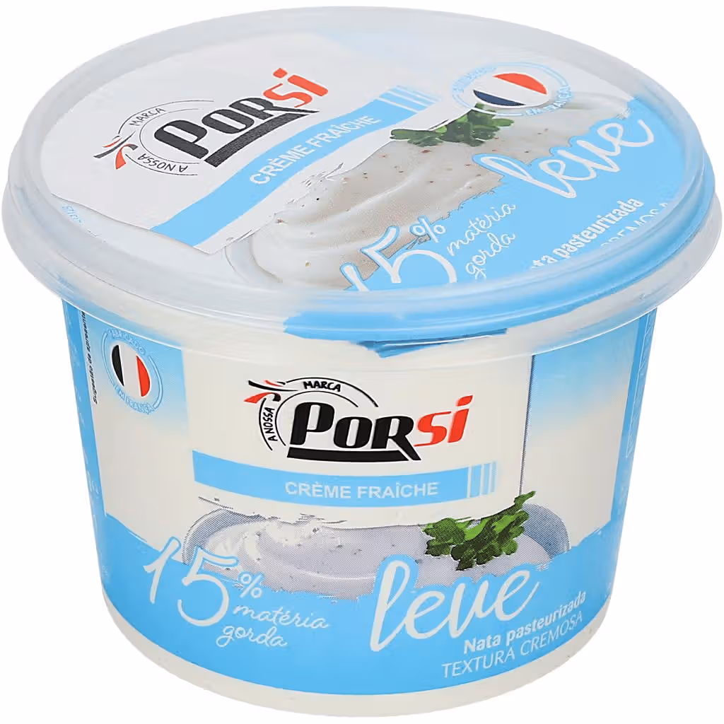 Nata pasteurizada leve - PORSI