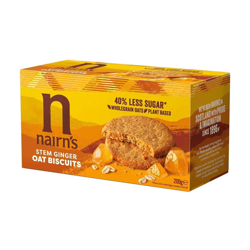 Bolachas de Aveia e Gengibre - NAIRN'S