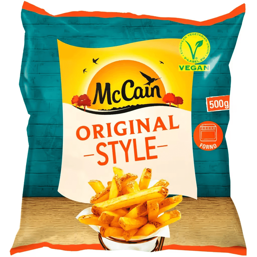 Batatas Estilo Original Vegan embalagem 500 g - MCCAIN