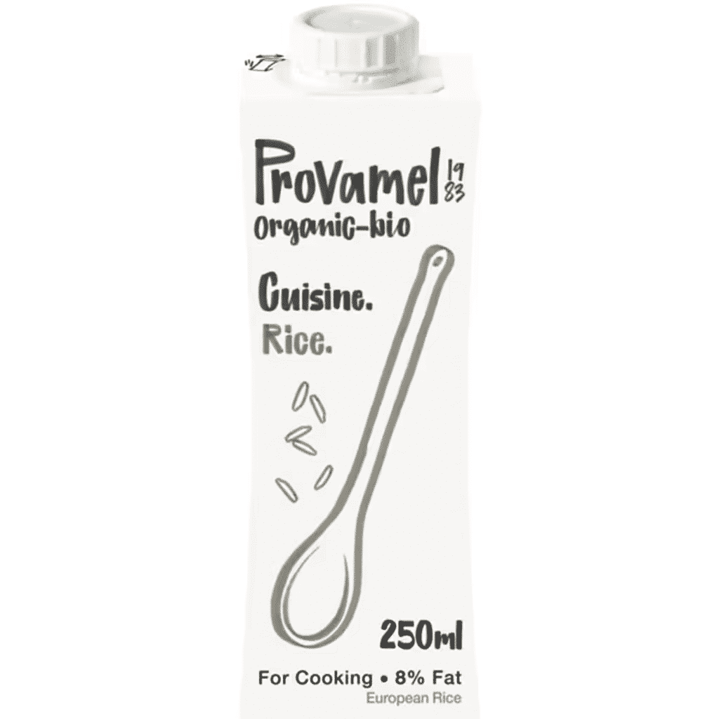 Creme para Cozinhar de Arroz 100% Vegetal Biológico embalagem 250 ml - PROVAMEL