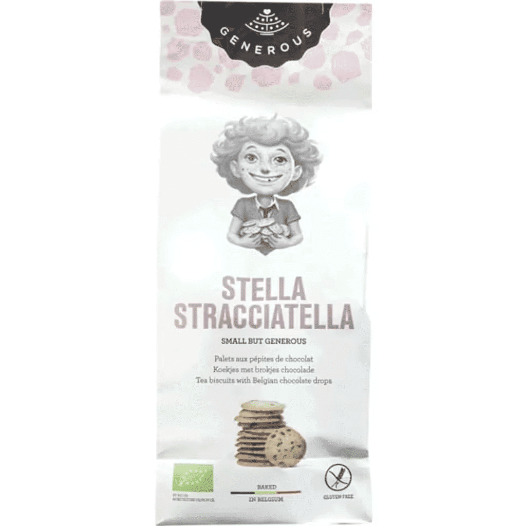 Biscoitos Stella Stracciatella embalagem 125 g - GENEROUS