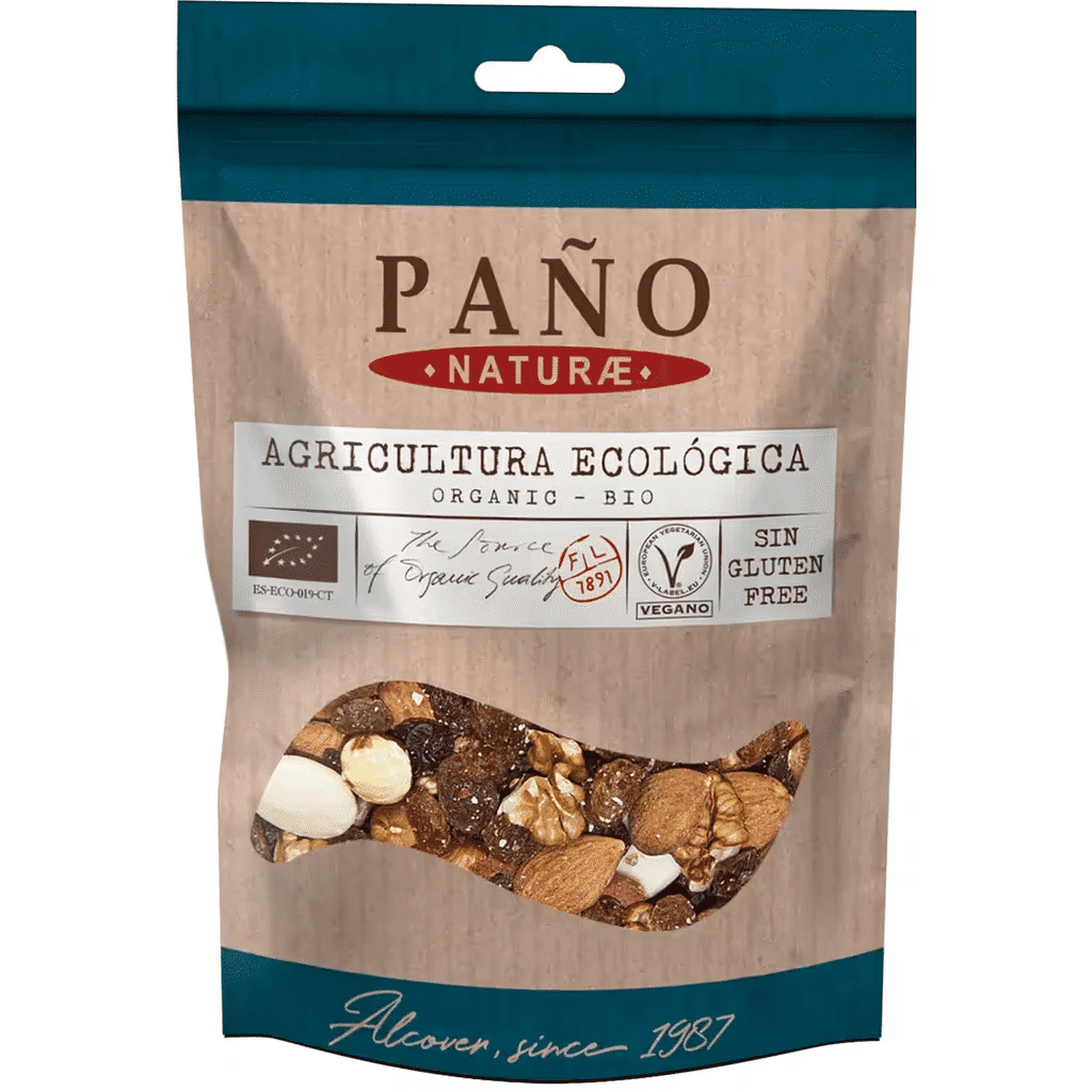 Mix de Frutos Secos Biológicos embalagem 90 g - PAÑO NATURE
