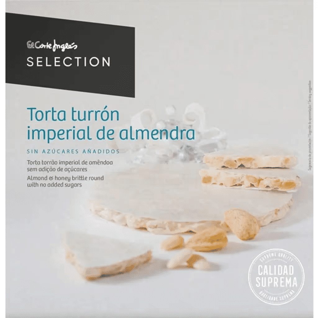 Torrão Duro sem Açúcar embalagem 200 g - EL CORTE INGLÉS SELECTION