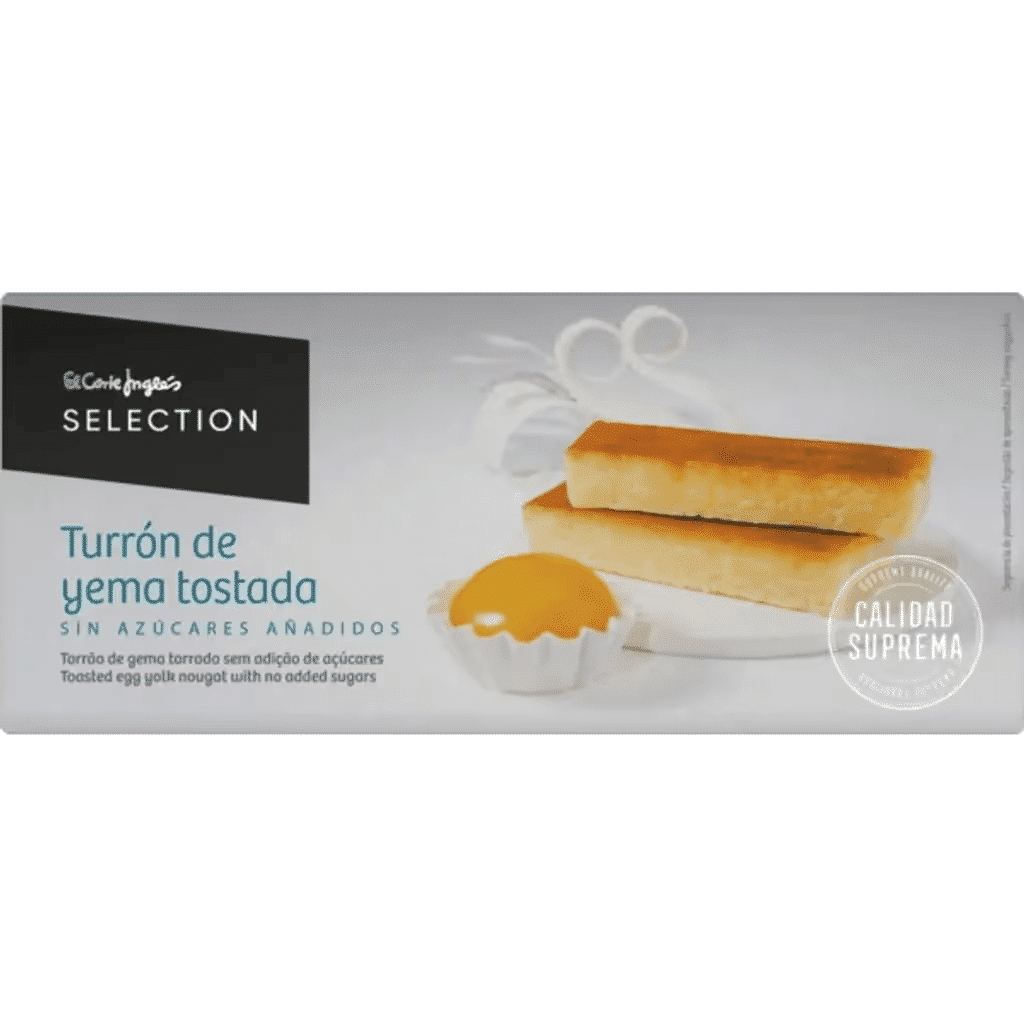 Torrão de Gema Tostada sem Açúcar embalagem 200 g - EL CORTE INGLÉS SELECTION