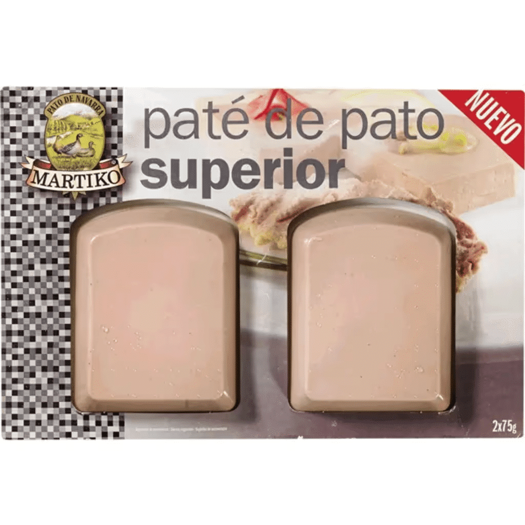Paté de Pato 2 x 75 g unidade 150 g - MARTIKO