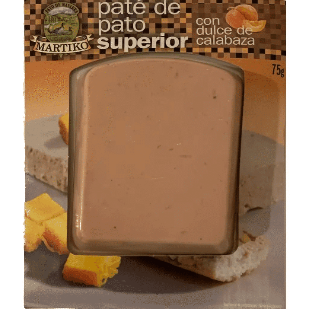 Paté de Pato Superior com Doce de Abóbora embalagem 75 g - MARTIKO
