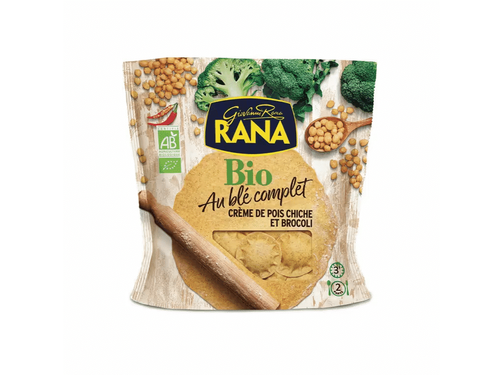 Ravioli Integral Grão Bico E Bróculos Bio 250g - RANA
