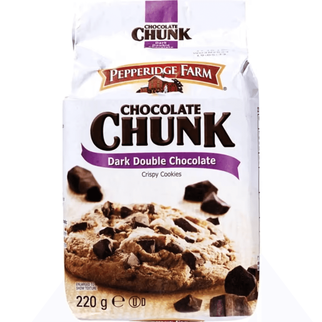 Cookies com Pepitas de Chocolate Preto embalagem 220 g - PEPPERIDGE FARM