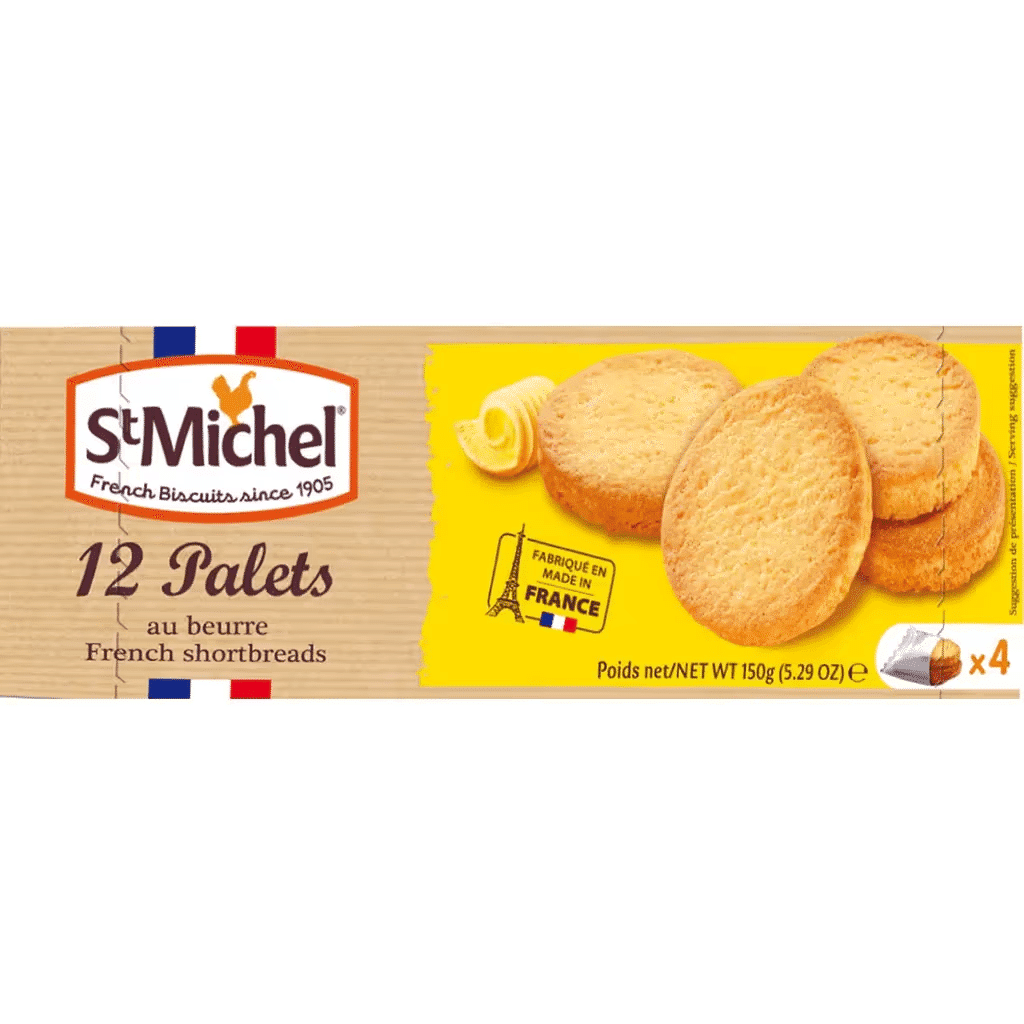 St. Michel Bolachas de Manteiga Shortbread Francês embalagem 150 g - ST.MICHEL