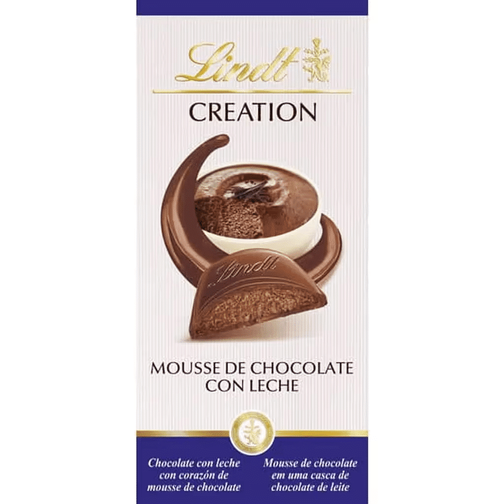 Chocolate de Leite com Mousse de Chocolate embalagem 140 g - LINDT CREATION
