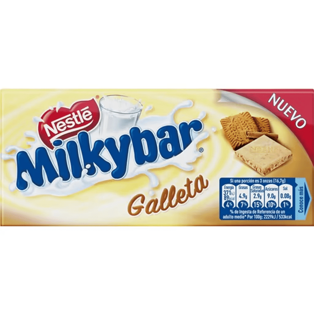 Chocolate Branco com Bolacha embalagem 100 g - NESTLÉ MILKYBAR