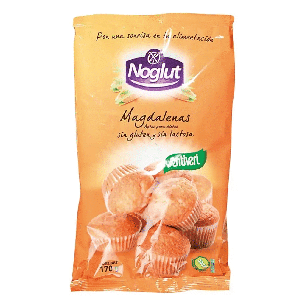 Madalenas sem Glúten embalagem 170 g - NOGLUT SANTIVERI
