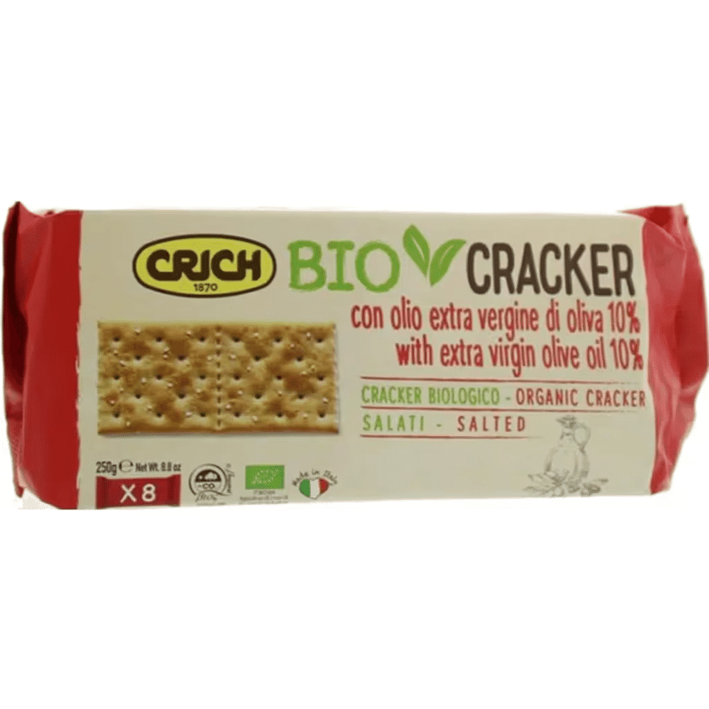 Crackers de Azeite Biológicas embalagem 250 g - CRICH