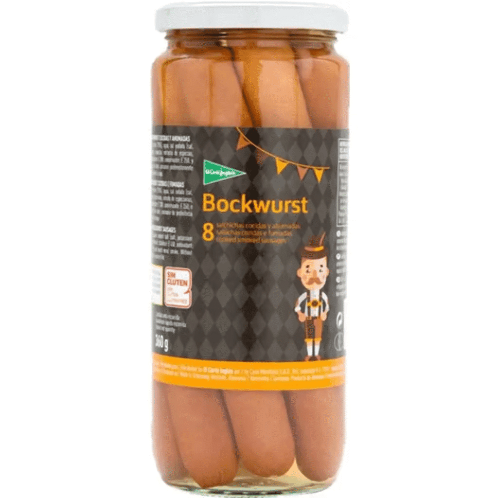 Salsichas Bockwurst frasco 360 g - EL CORTE INGLÉS