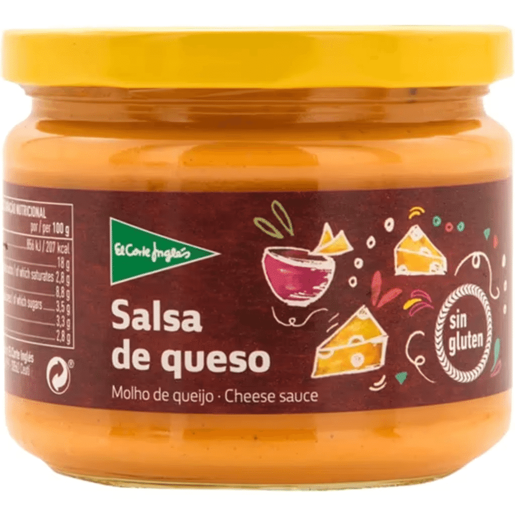 Molho de Queijo sem Glúten frasco 300 g - EL CORTE INGLÉS