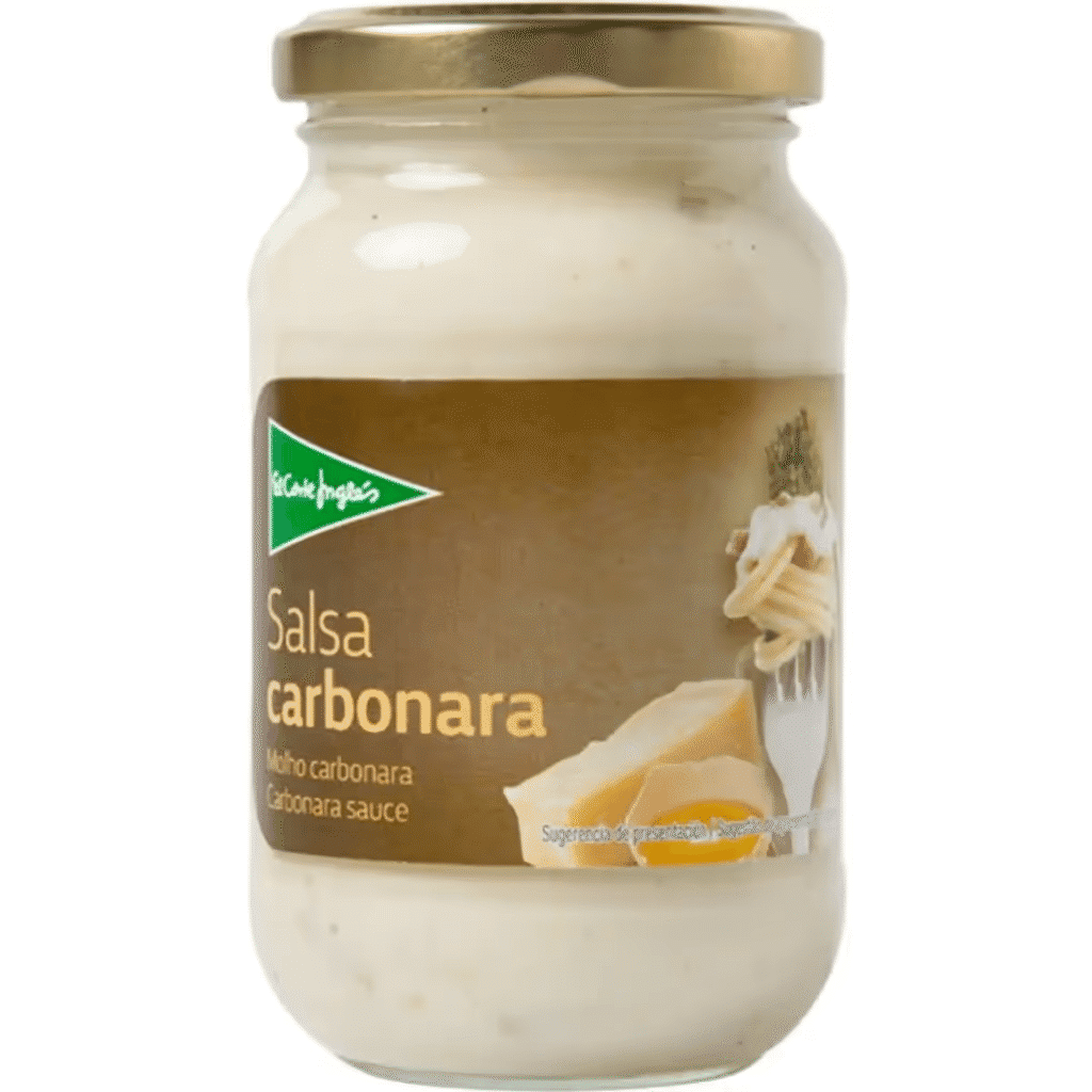 Molho Carbonara frasco 260 g - EL CORTE INGLÉS