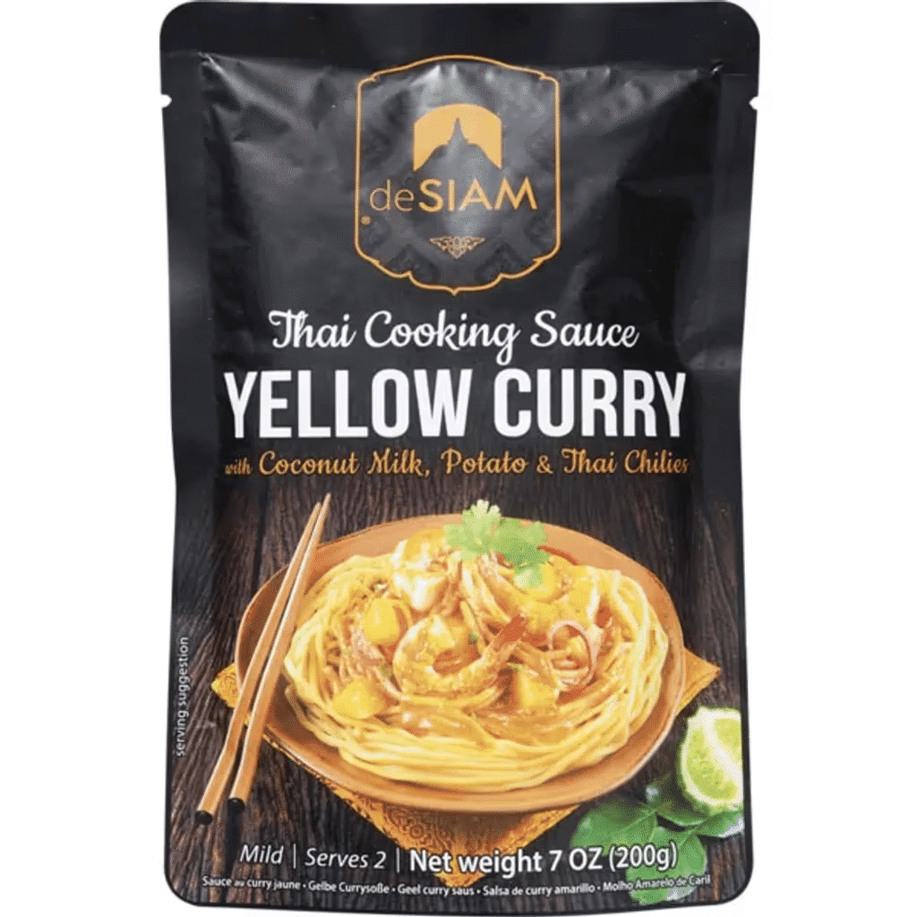 Molho de Curry Amarelo com Legumes embalagem 200 g - DESIAM