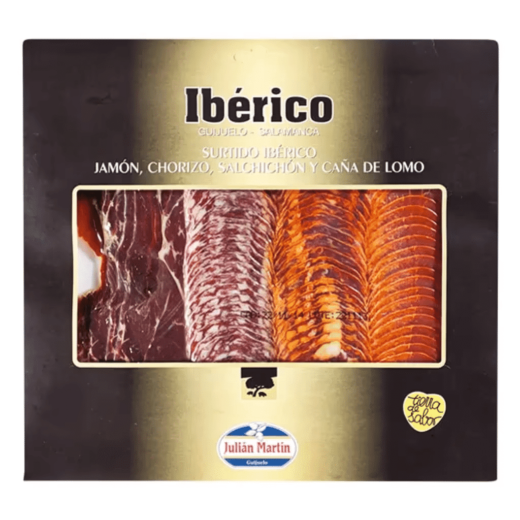 Sortido Ibérico Cebo em Fatias embalagem 300 g - JULIÁN MARTÍN