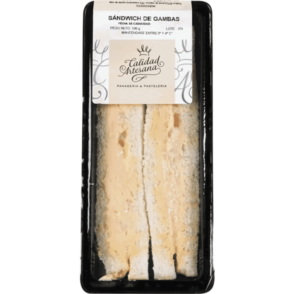 Sanduíche de Gambas embalagem 157 g -