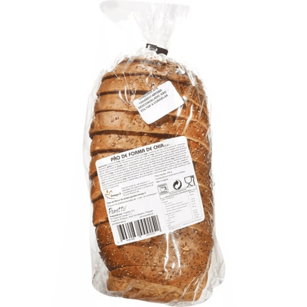 Pão de Forma de Chia unidade 400 g - PANETTO