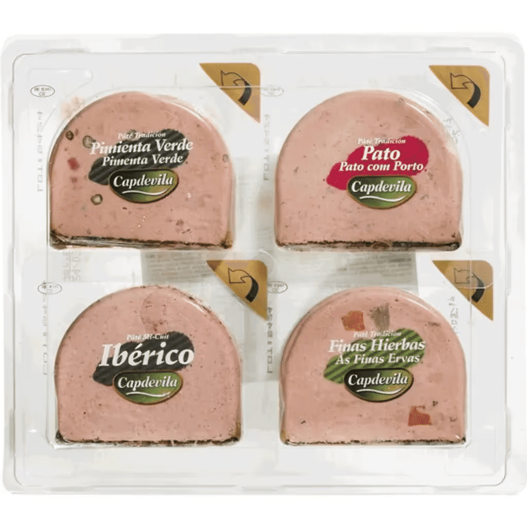 Paté Tradição Sortido Pack 4 unidade 220 g - CAPDEVILA