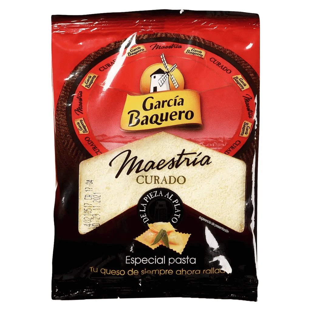 Queijo Ralado Curado em Pó embalagem 90 g - GARCÍA BAQUERO