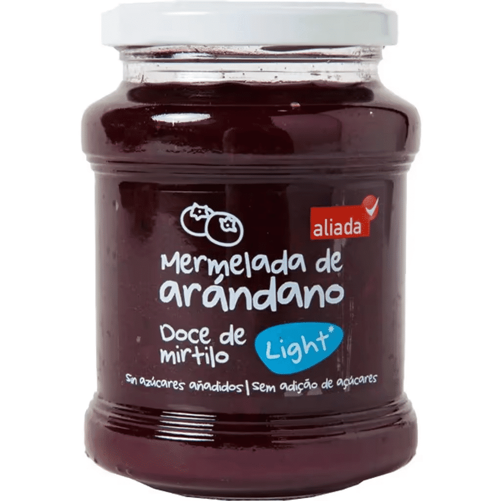 Doce de Mirtilo Light frasco 330 g - ALIADA