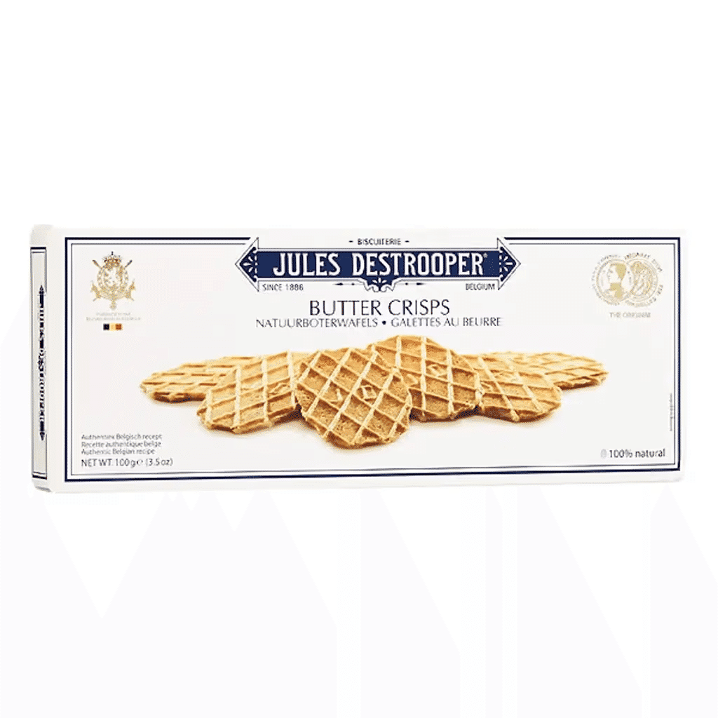 Bolachas Crisps de Manteiga embalagem 100 g - JULES DESTROOPER