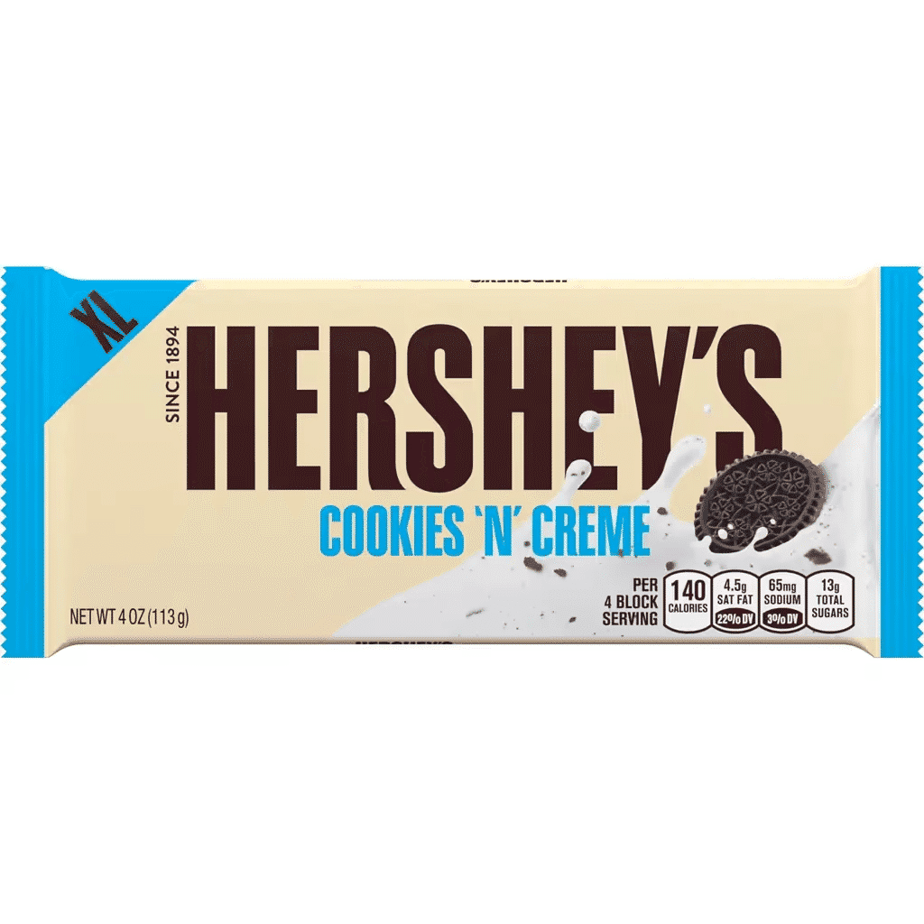 Cookies de Chocolate Recheadas com Creme Xl embalagem 113 g - HERSHEY'S