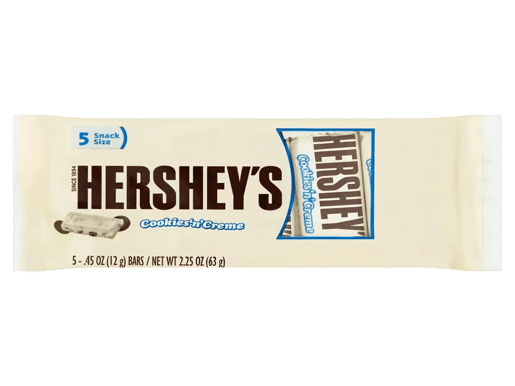 Chocolate Branco Com Pedaços De Bolacha 5 Pack 63g - HERSHEY'S