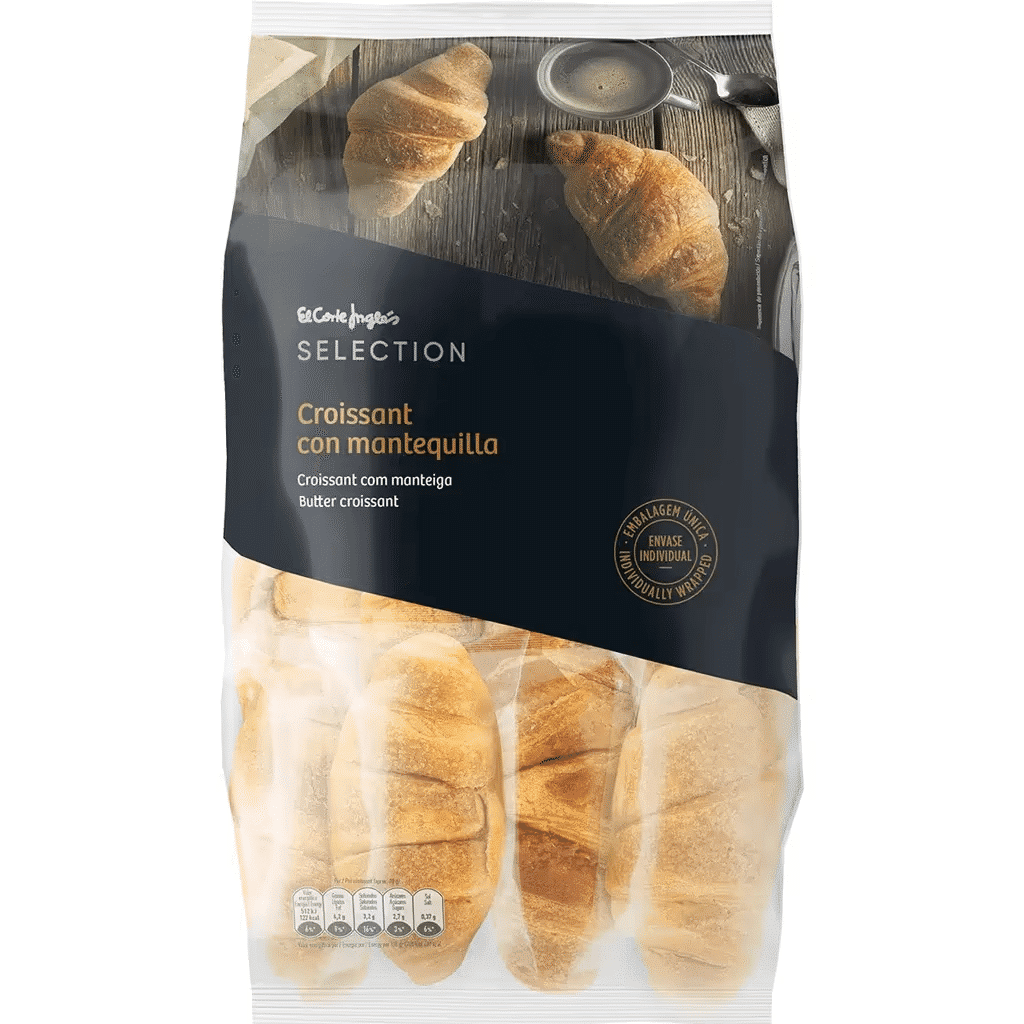 Croissants de Manteiga 10 Unidades embalagem 300 g - EL CORTE INGLÉS SELECTION