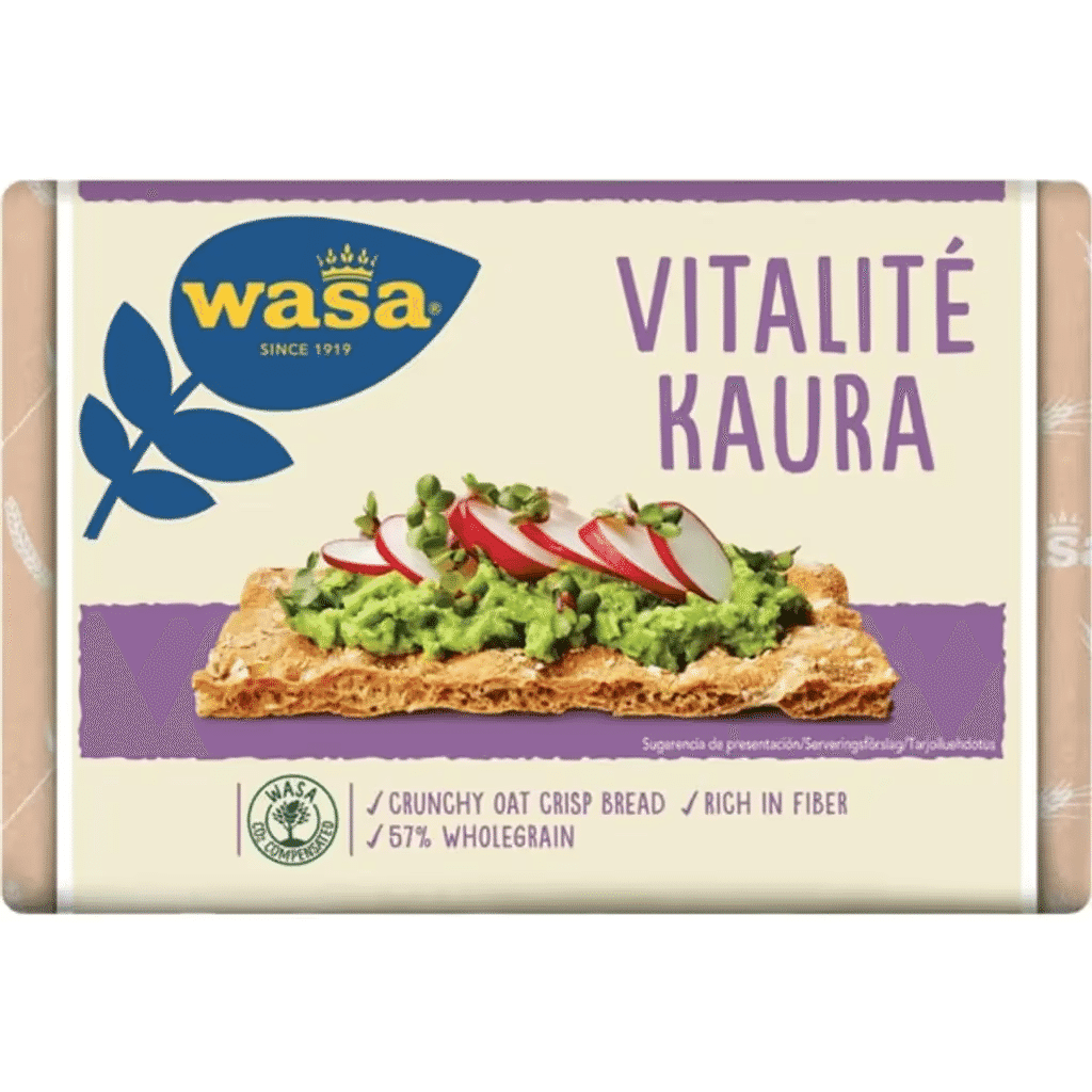 Tostas Crocantes de Aveia e Trigo embalagem 280 g - WASA VITALITÉ