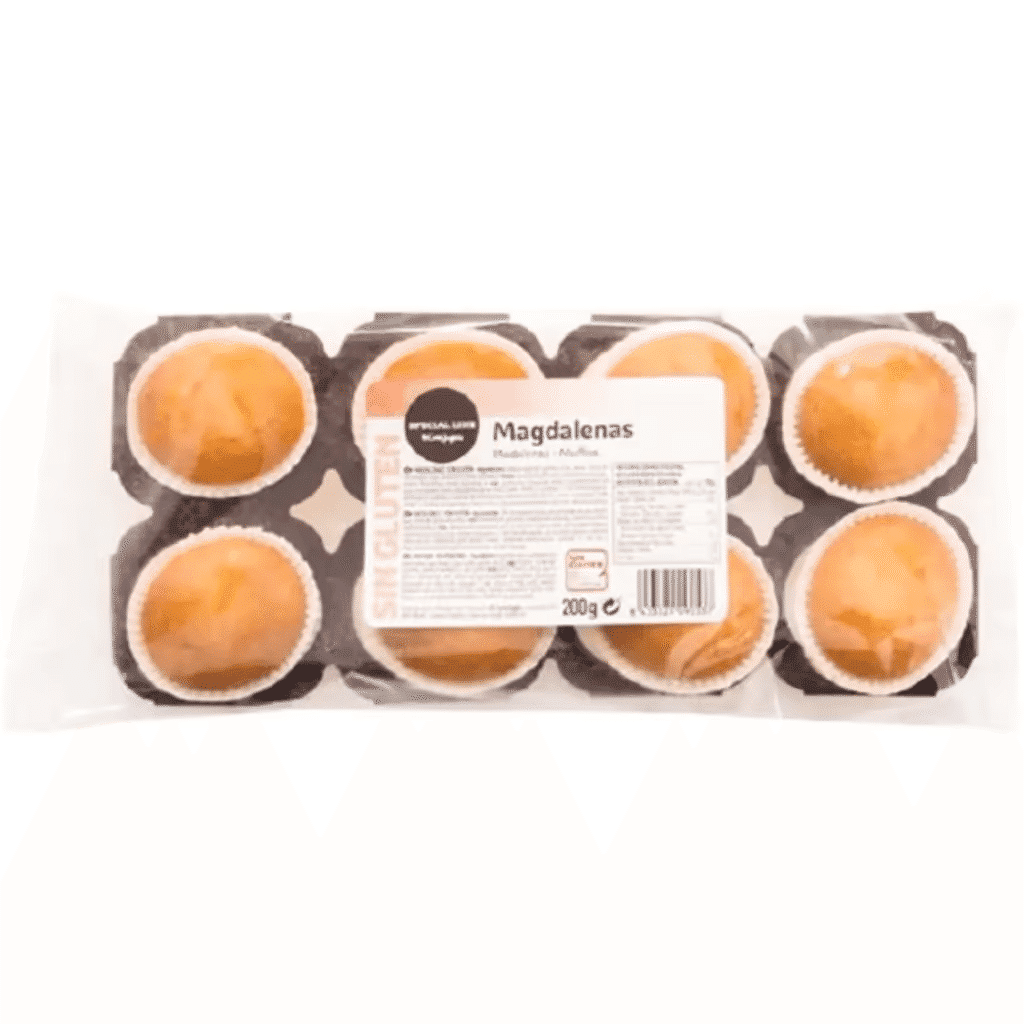 Madalenas sem Glúten embalagem 190 g - SPECIAL LINE EL CORTE INGLÉS