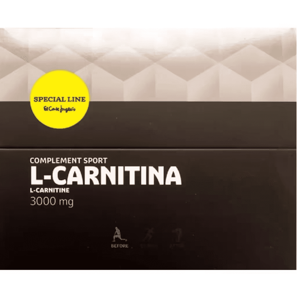 L-Carnitina 3000 mg embalagem 20 g - SPECIAL LINE EL CORTE INGLÉS