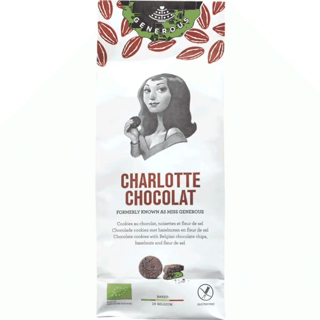 Biscoitos Charlotte Chocolat embalagem 125 g - GENEROUS