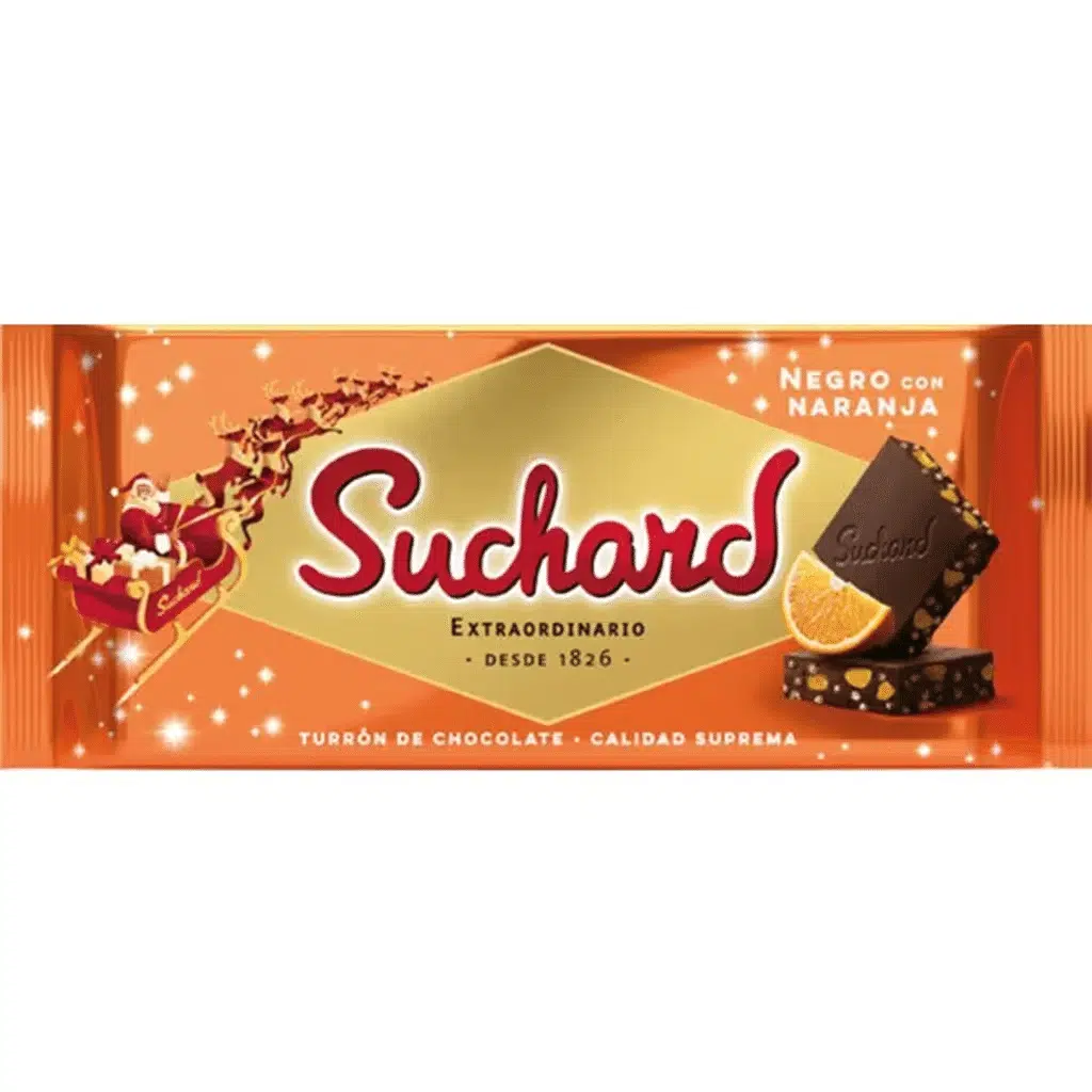 Torrão de Chocolate Preto com Laranja embalagem 260 g - SUCHARD