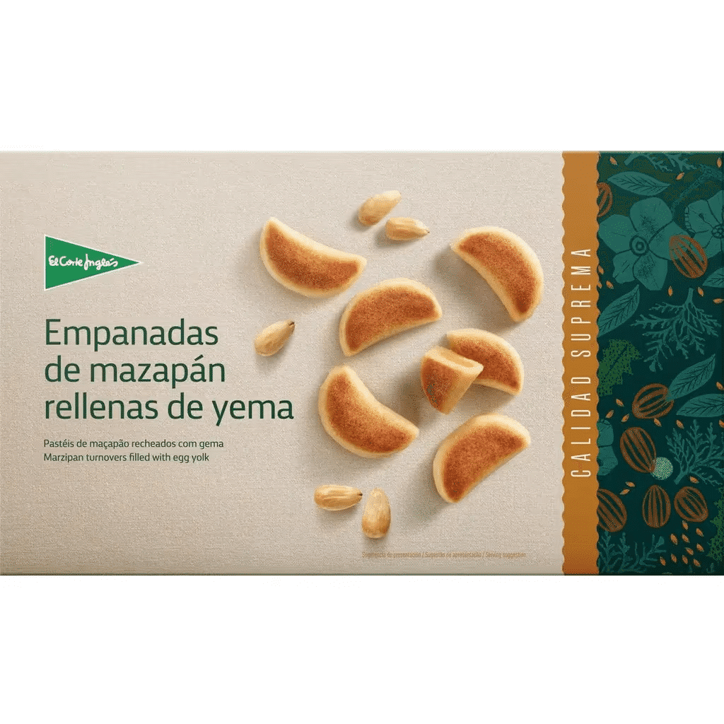 Pastéis de Maçapão Recehados com Gema embalagem 200 g - EL CORTE INGLÉS
