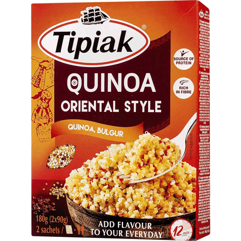 Quinoa Oriental embalagem 180 g - TIPIAK