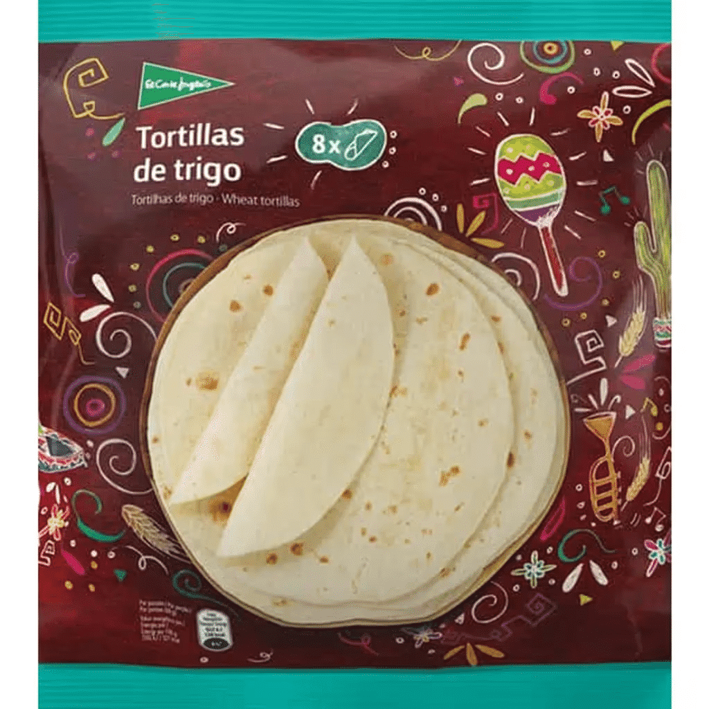 Tortilhas Mexicanas de Trigo Pack 8 embalagem 320 g - EL CORTE INGLÉS
