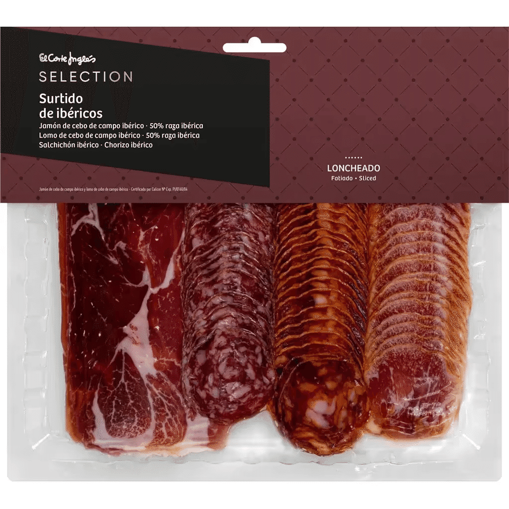 Sortido de Porco Ibérico em Fatias embalagem 300 g - EL CORTE INGLÉS SELECTION