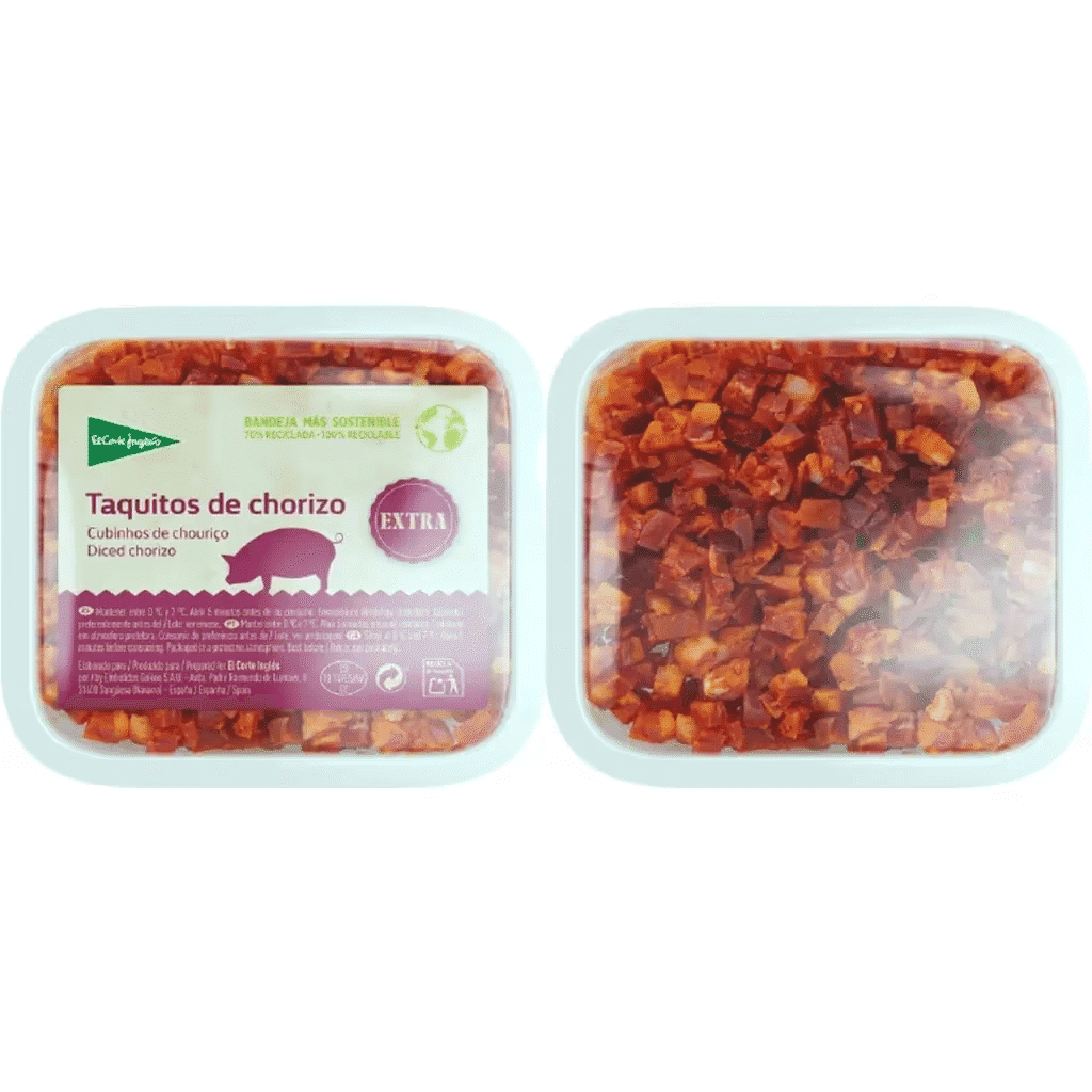 Chouriço em Cubinhos embalagem 140 g - EL CORTE INGLÉS