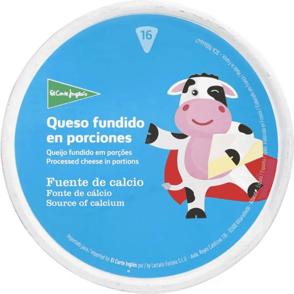 Queijo Fundido em Porções 16 Unidades embalagem 250 g - EL CORTE INGLÉS