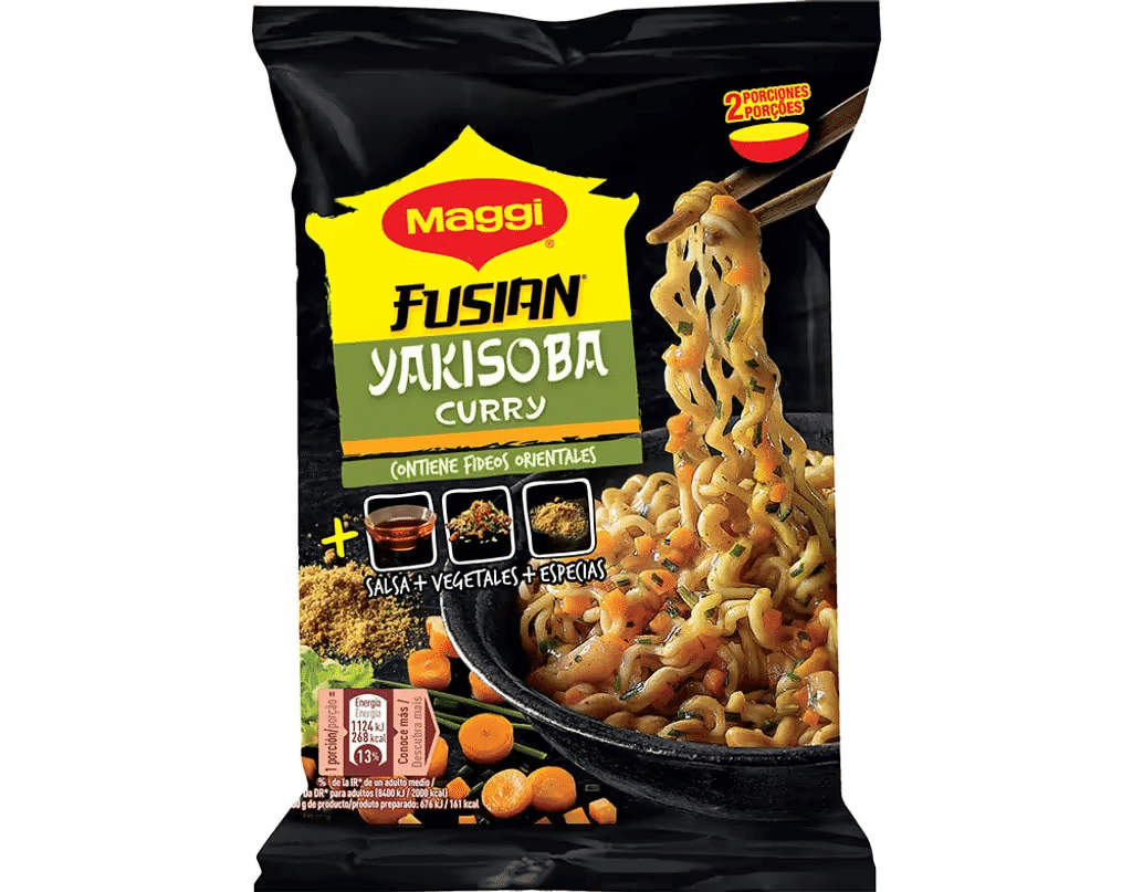 Noodles Yakisoba Caril 120g - MAGGI