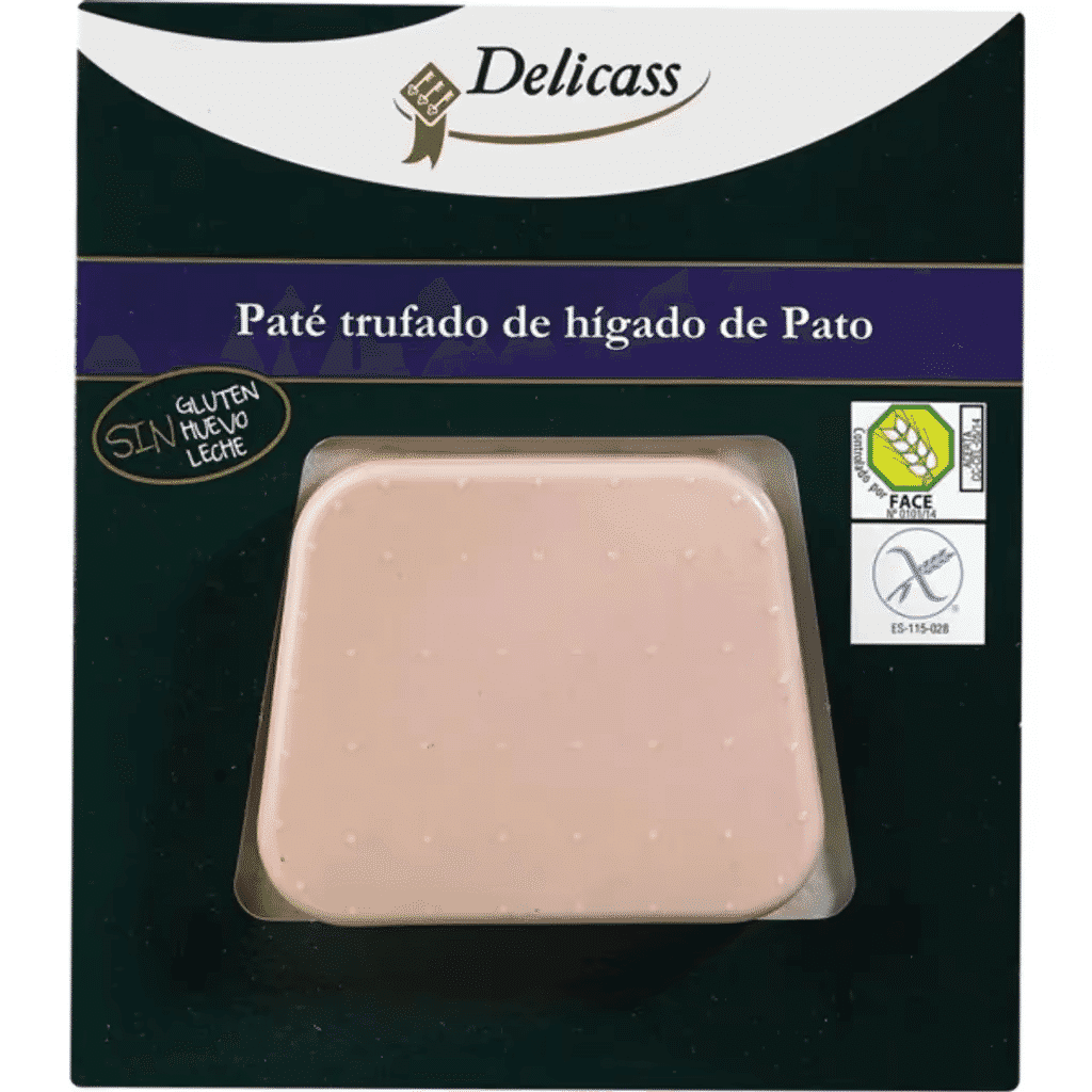 Paté Trufado de Fígado de Pato sem Glúten unidade 90 g - DELICASS