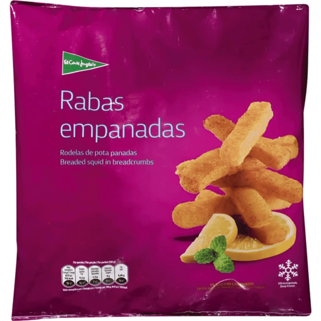 Rodelas de Pota Panadas embalagem 400 g - EL CORTE INGLÉS