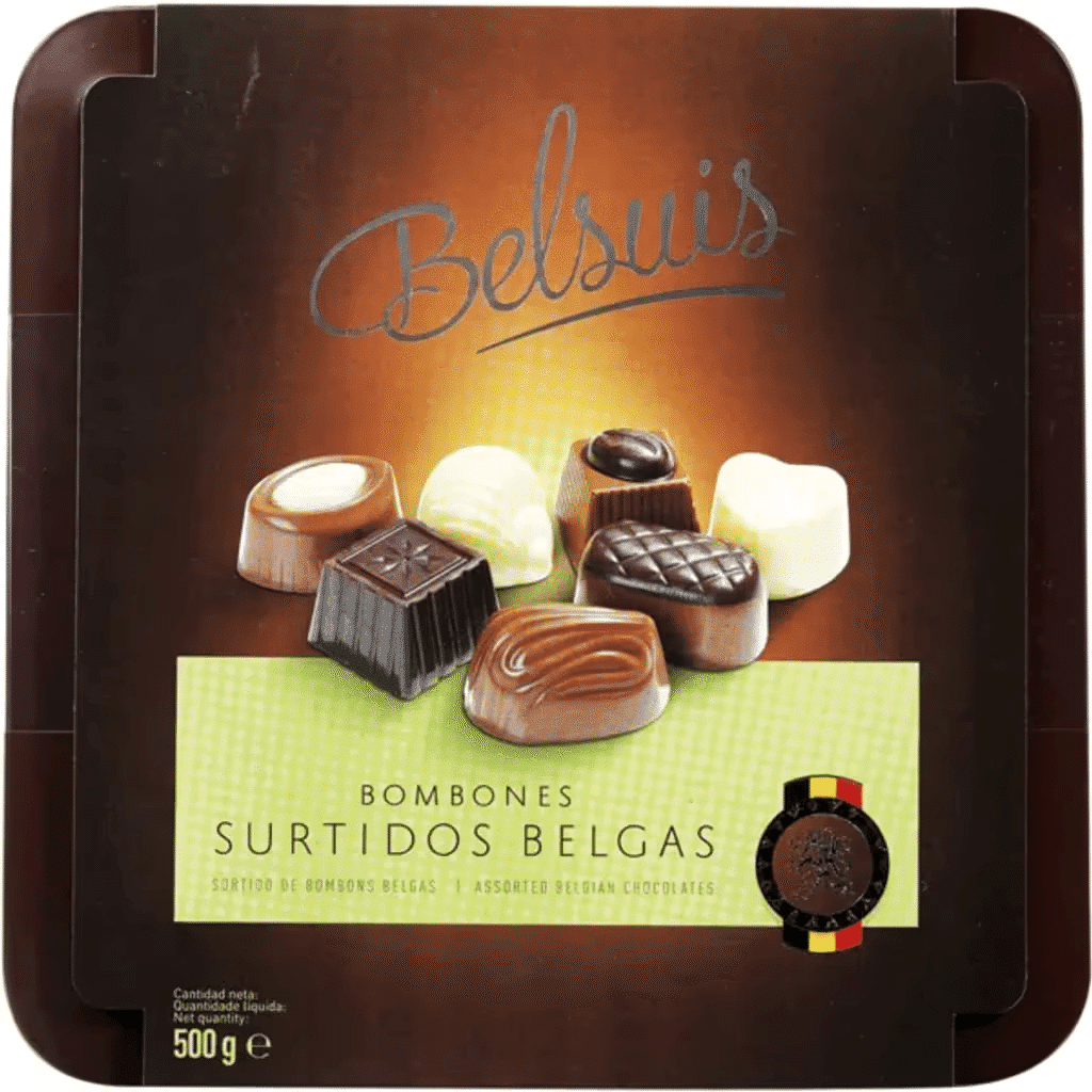 Sortido de Bombons Belgas lata 500 g - BELSUIS
