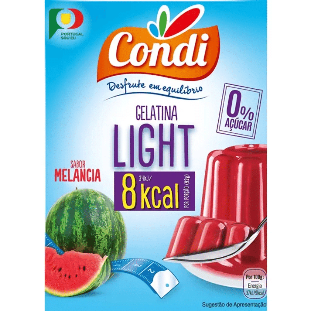 Gelatina Light de Melancia embalagem 30 g - CONDI