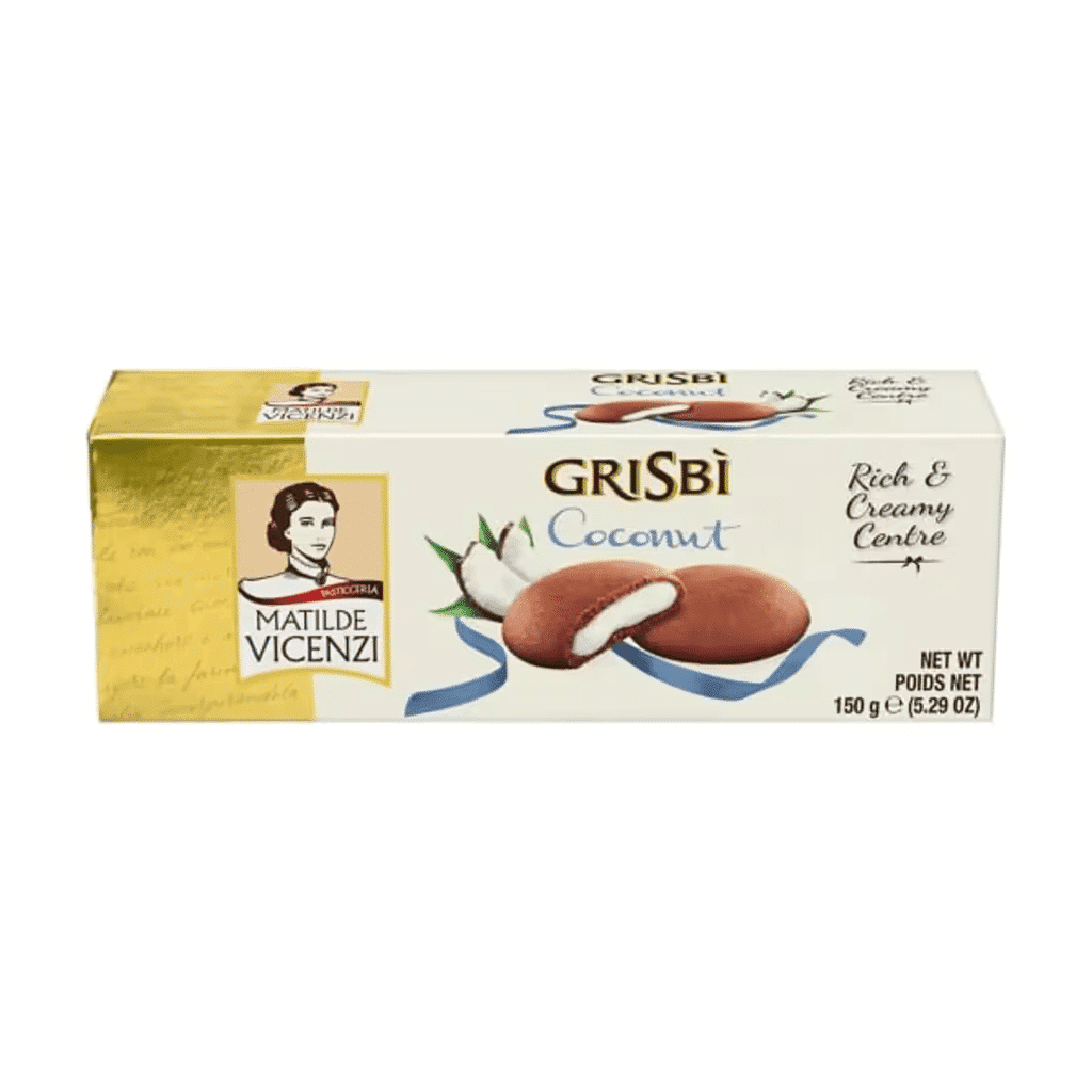 Bolachas Recheadas com Coco embalagem 150 g - GRISBI