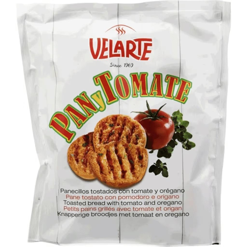 Tostas com Tomate e Oregãos embalagem 160 g - VELARTE